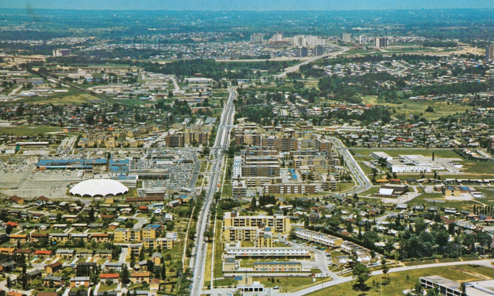 Aerial View of Don Mills 1968 - Toronto Modern