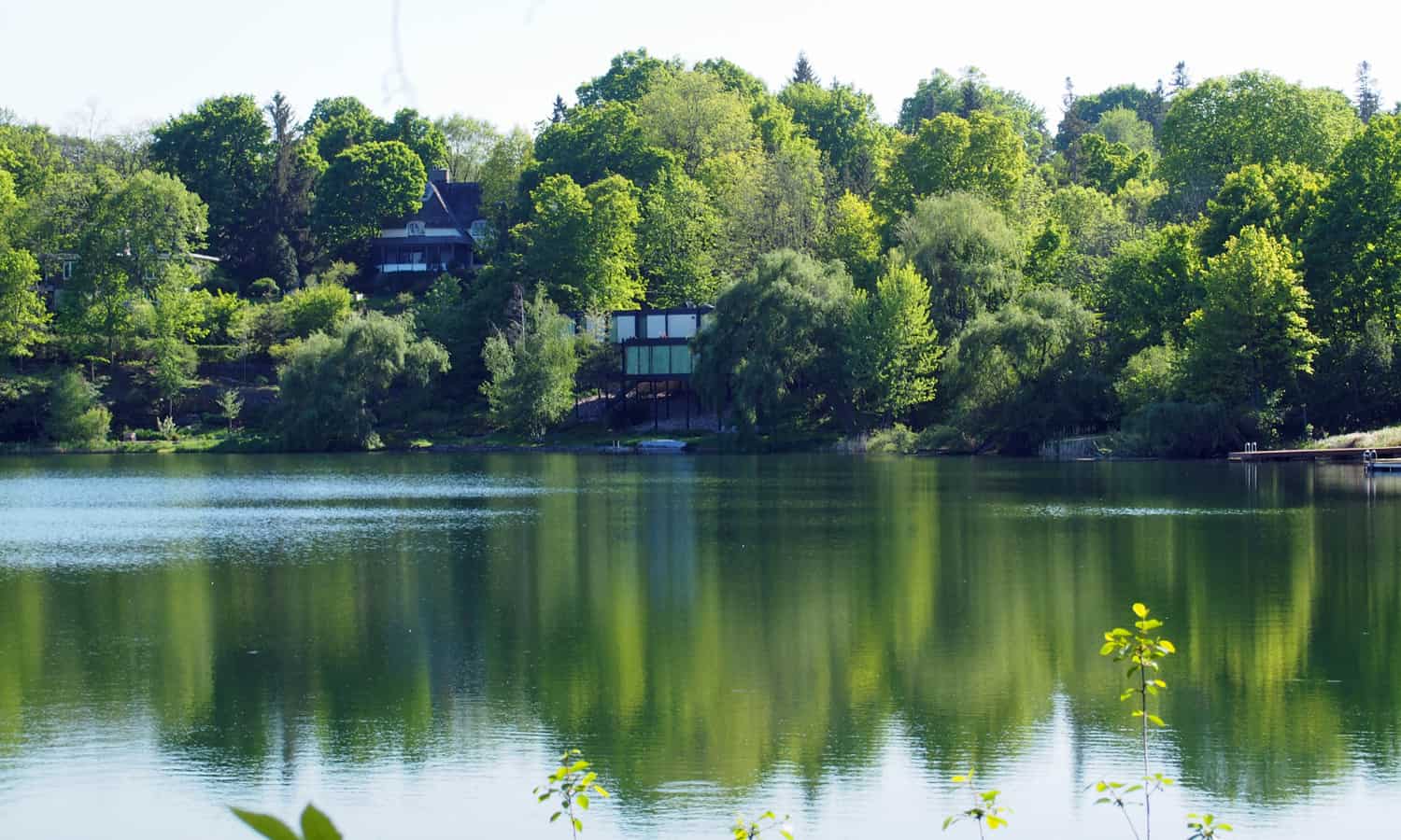 Massey House viewed across McKay Lake