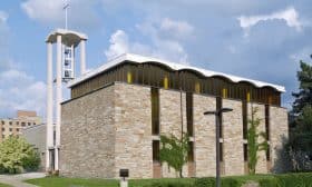 The chapel and belltower